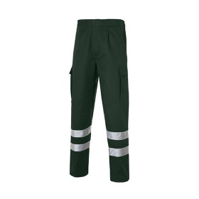 Multi 2b Pantalon Bandas Reflectantes Verde Botella