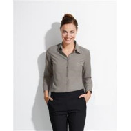 Camisa Manga Larga Mujer Oxford